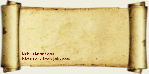 Tamara Jović vizit kartica